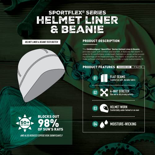 Zanheadgear® Helmet Liner Beanie SportFlex® Series - color: Distressed Flag