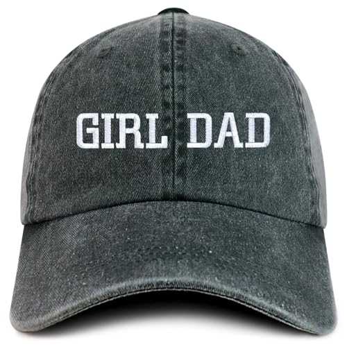 Trendy Apparel Shop Girl DAD Embroidered Unstructured Pigment Dyed Cotton Baseball Cap - color: Dark Green