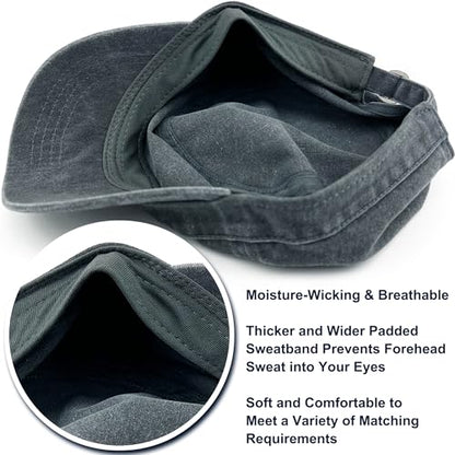 Loneshark Washed Cotton Military Hat Cadet Cap Army Flat Top Basic Everyday - color: Darkgrey, size: Medium-Large