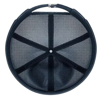 Mens Mesh Brimless Cap with No Brim, Summer Docker Cap Beanie Hat Flip Sailor Skullcap Breathable - color: Navy Blue 2
