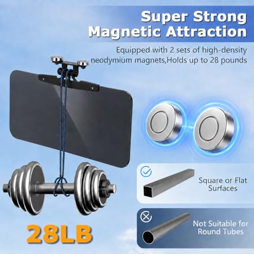 2-Pack Magnetic Sun Visor for UTV & Golf Cart, Polarized Anti-Glare Adjustable Sunshade, Tool-Free Fit for Polaris Ranger/Defender, Can-Am, Uforce 1000, EZGO with Metal Roof/Crossbars,13.39" × 7.8"