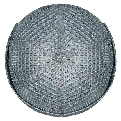Mens Mesh Brimless Cap with No Brim, Summer Docker Cap Beanie Hat Flip Sailor Skullcap Breathable - color: Grey
