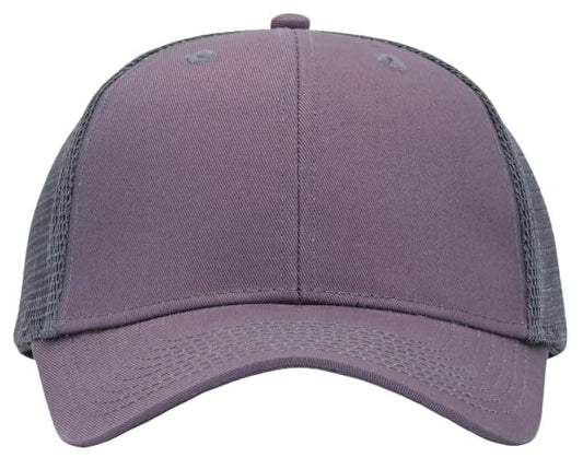 Mens Mesh Snapback Trucker Hat Baseball Cap, Fits OSFM&XXL Head - color: Dark Grey, size: X-Large-XX-Large