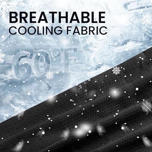 Cooling Balaclava Face Mask with Breathable Holes Sun Protection Full Face Mask for Men Women Fishing Cycling&Outdoor Work - color: Black