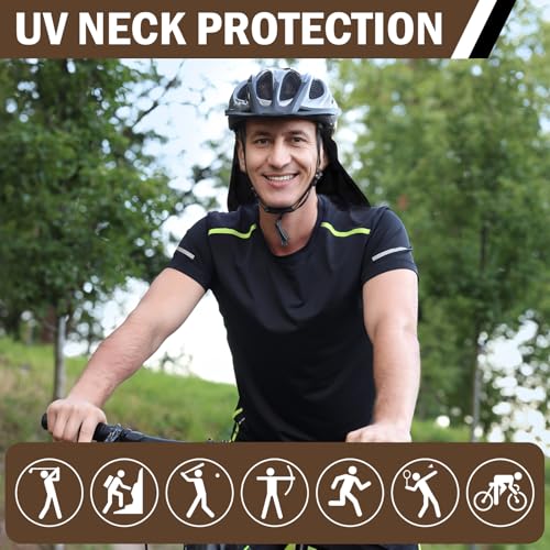 Tatuo Neck Neck Cover for Sun - color: Black, Gray, Khaki, Dark Brown