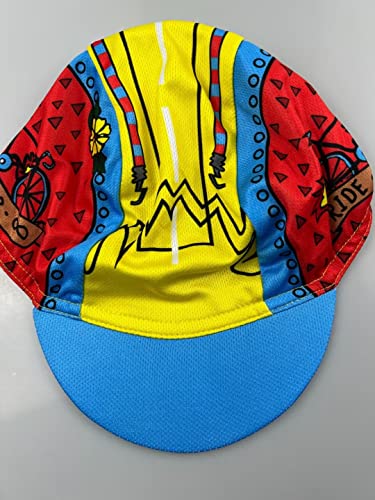 Funny Cycling Cap - Polyester Cartoon Cycling Hat-Under Helmet - Cycling Helmet Liner Breathable&Sweat Uptake - color: B2