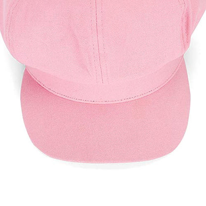Newsboy Cabbie Baker boy hat Beret Cap for Women Pageboy Visor Paperboy Hat Sailor Fiddler Hat Adjustable - color: Pink