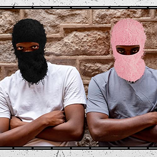Newcotte 2Pc Ski Mask - color: Black, Pink
