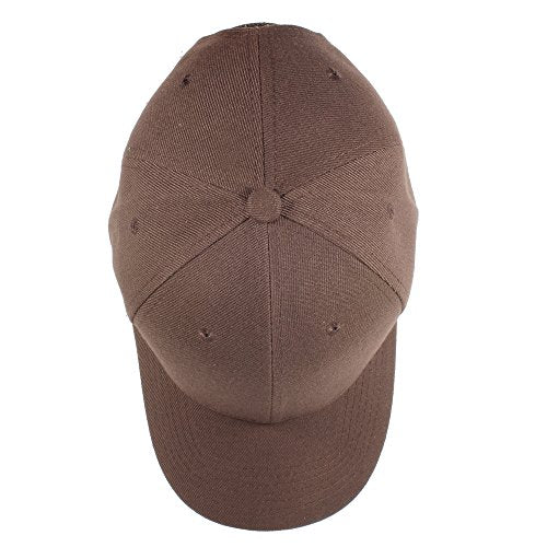 Gelante Plain Baseball Cap Adjustable Back Strap 3 PC - color: Brown