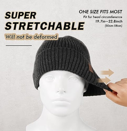 Wmcaps Winter Beanie for Men Women Fleece Lined Hat Warm Cuffed - color: Slate Gray