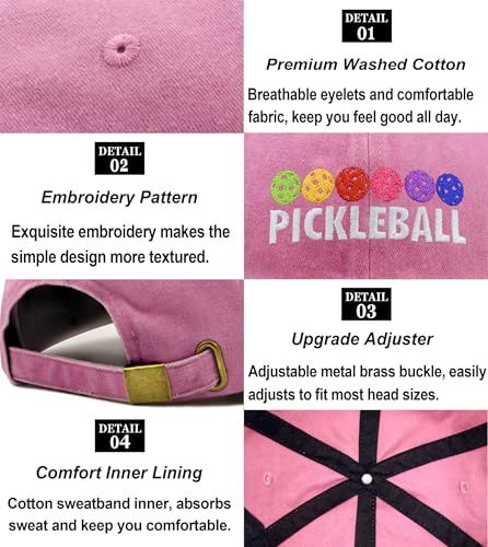 Pickleball Hat for Women Men, Gifts for Pickleball Lovers