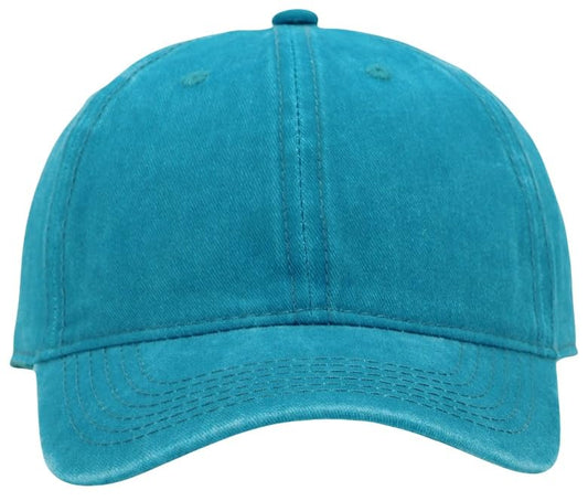 Vintage Washed Cotton Plain Baseball Caps Adjustable Unstructured Blank Casual Dad Ball Hats for Men Women, M/L/XL/XXL - color: Lake Blue, size: Medium-Large