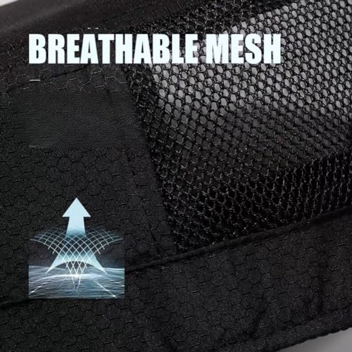 FASHIXD Mesh Military Hat for Men Summer Army Cap Quick Qry Short Bill Hat Cadet Cap - color: Black