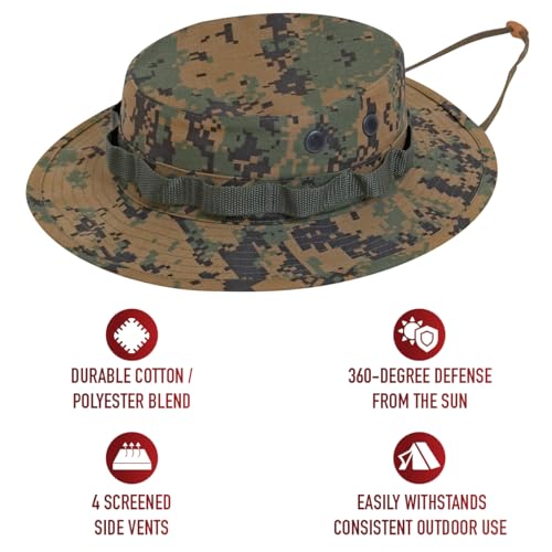 Rothco Unisex-Adult Military - color: Woodland Digital Camo, size: 7 1/2