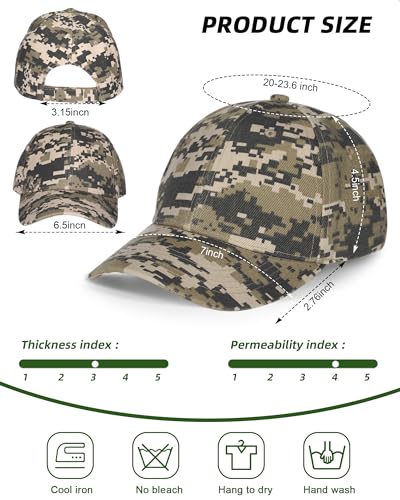 Handepo 24 Baseball Caps Adjustable - color: Camouflage Color