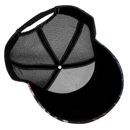 Funny Baseball Hat for Women Men, Dad Cap Trucker Hat Adjustable Fit for Summer Sport Travel Beach - color: Pattern - 5