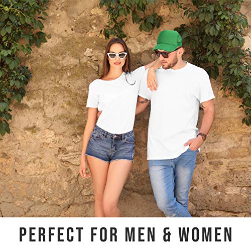 2 Packs Baseball Caps Blank Trucker Hats Summer Mesh Cap (2 FOR Price of 1) - color: Kelly