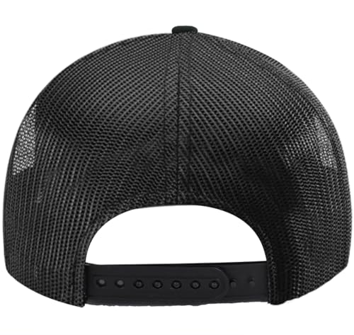 Funny Chef Hats, Snapback Flat Bill Dad Hat for Men, Adjustable Cotton Embroidered Knives Kitchen Women Baseball Caps - color: Black Meshes