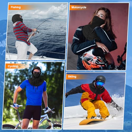 Funtery Summer Cooling Balaclava Mask - color: Black