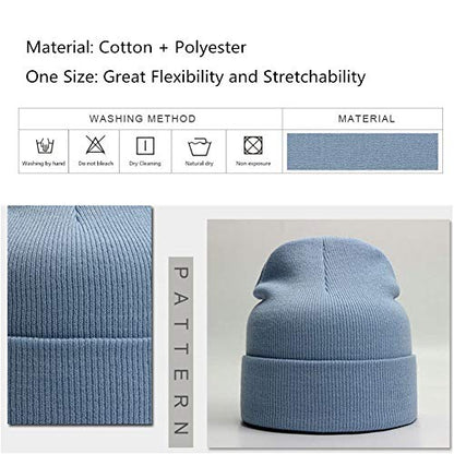 Unisex Adult Knit Beanie for Men Women Warm Snug Hat Cap - color: Beige