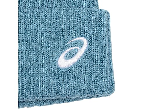 ASICS Unisex WINTER KNIT BEANIE Training Accessories - color: Gris Blue