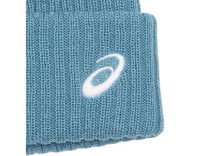 ASICS Unisex WINTER KNIT BEANIE Training Accessories - color: Gris Blue