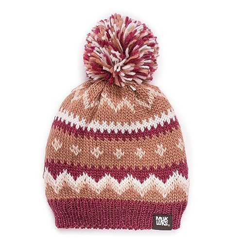 MUK LUKS Women's Cuff Beanie - color: Canyon Rose