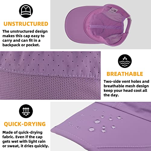 Quick Dry Running Cap for Men, Women - color: Lilac