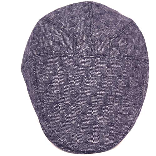 EPOCH Men's Contemporary Winter Wool Newsboy Ivy Hat - color: Iv3047navy, size: Large-X-Large