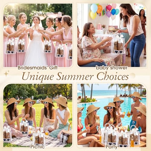 6 Pack Beach Bachelorette Party Favors for Women - color: Khaki