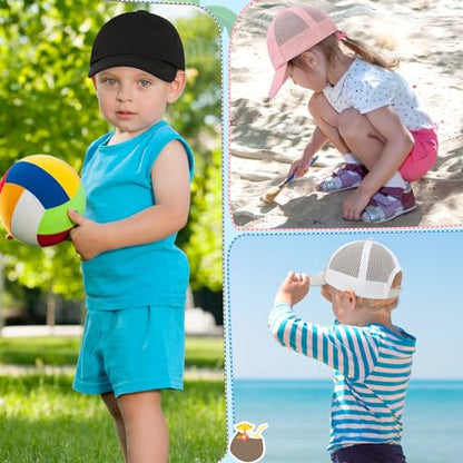 Olreco Baby Baseball Cap Toddler Baseball Hat with Mesh Infant Hat for Baby Boy Hats Toddler Ball Cap Kids Trucker Hats Girls - color: Black, size: 0-12 Months