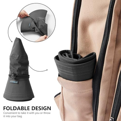 UPF 50+ Bucket Sun Hat with Laser Perforated Mesh Cooling Adjustable Breathable Lightweight for Outdoor Men Women - color: Dark Grey