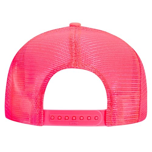 BROTHER TRUCKERS Choosin' Texas Distressed Mesh Back Hat - color: Neon Pink