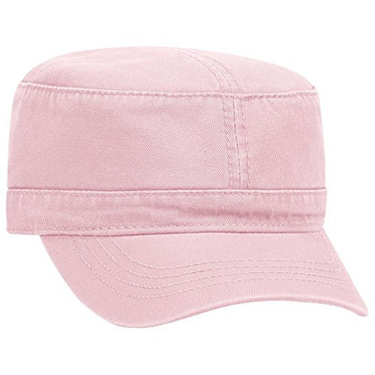 OTTO Superior Garment Washed Cotton Twill Military Cap - color: Pink