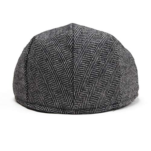 Toddler Wool Tweed Newsboy Cap - color: Style1, size: 6-24 Months