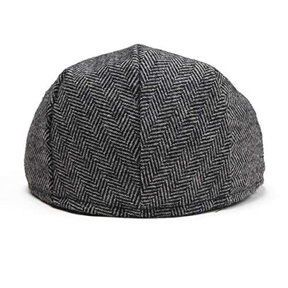 Toddler Wool Tweed Newsboy Cap - color: Style1, size: 6-24 Months