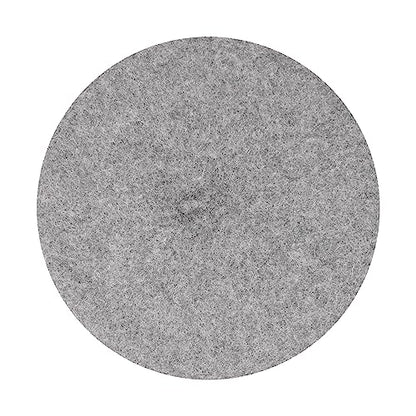 Gllutt Women Wool Beret Hat French Style Solid Color - color: Light Grey