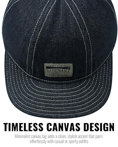CLAPE Fitted Baseball Caps For Men, Soft Flat Brim Sun Protection Athletic Fitted Hats Breathable Cotton Stretch Fit Ball Cap