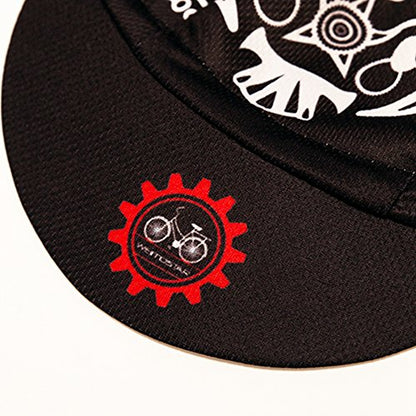 Weimostar Polyester Men Cycling Bike Bicycle Cap MTB Hat Sweat Wicking - color: Chain