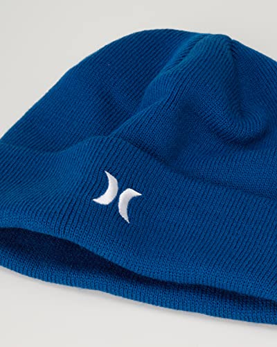 Hurley Mens Icon Knit Cuffed Beanie - color: Navy