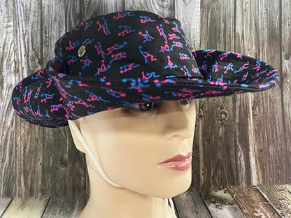 Funny Sun Hat for Men Women Wide Brim Bucket Hat Hiking Boonie Hat Summer Beach Fishing Caps - color: Love Pose