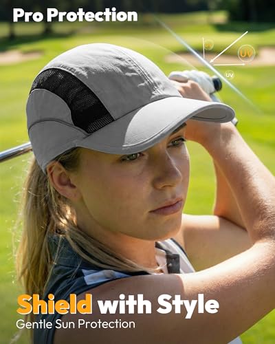 Mens Womens Baseball Caps Hat Breathable Sun Protection Running Golf Hats for Men Women for Outdoor Activities - color: Dark Grey