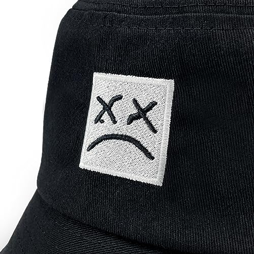 Bucket Hat Unisex Simple Caps Hip Hop Gorros Men Women Cap Beach Fishing Sunhat - color: Black