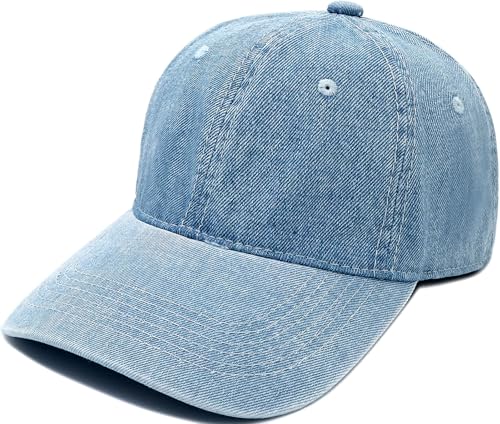 Baseball Cap for Women Men Classic Strapback Hats Adjustable Sun Hat - color: Blue