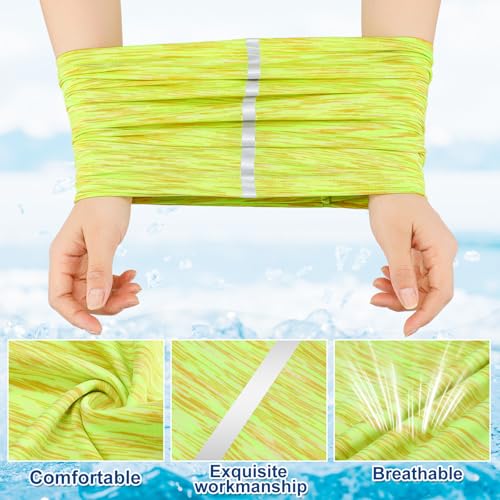 SATINIOR 4 Pcs Neck Gaiter Face Mask for Men, High Vis - color: Mixed Colors