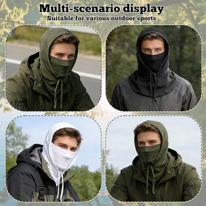 3 Packs Sun Protection Cooling Neck Cap Neck Gaiter with Cap Face Neck Flap for Garden Fishing Hiking