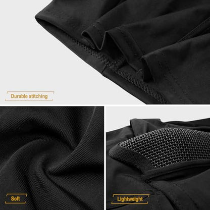 OneTigris Tactical Balaclava Mesh Mask Full Head Airsoft Face Protector - color: Black