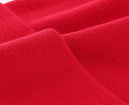 Home Prefer Mens Winter Hats Acrylic Knit Cuff Beanie Cap Warm Womens Beanie Hat - color: Red