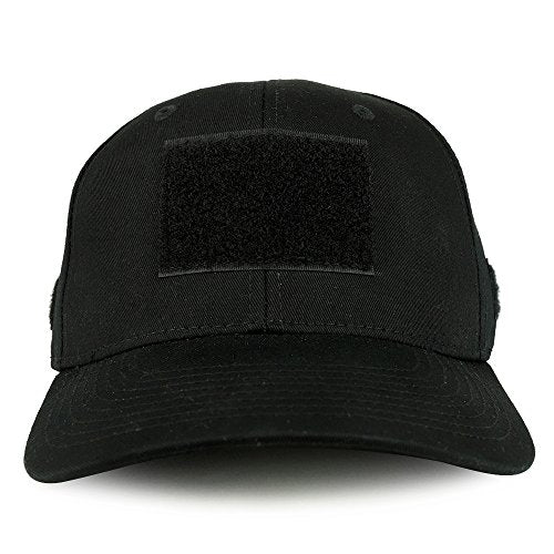 Armycrew Military Tactical Patch Structured Operator Baseball Cap - color: Black