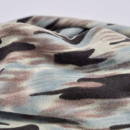 XYIYI Womens Chemo Headwear Hats Cotton Slouchy Beanie Cap Scarf - color: 2pcs Camouflage
